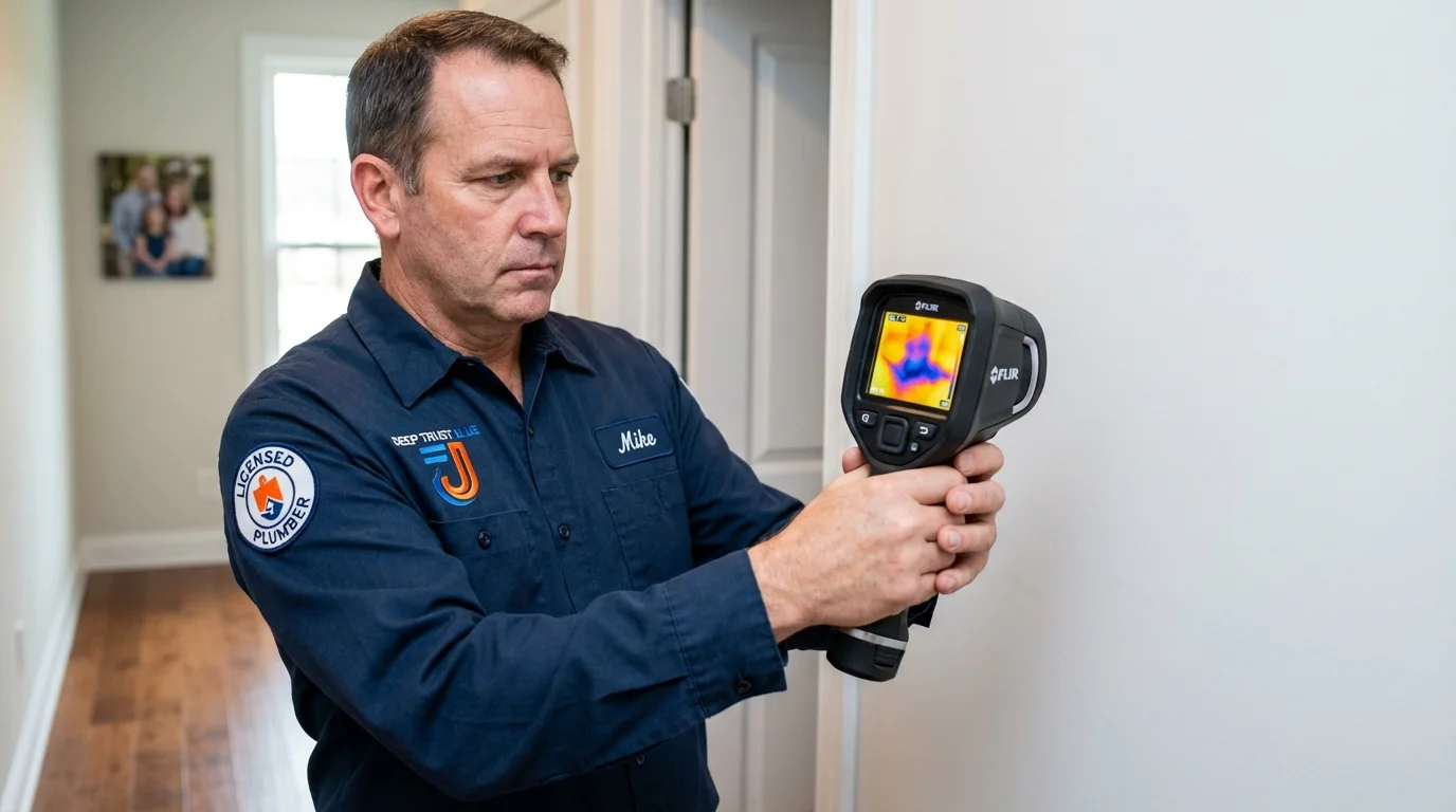 Thermal imaging leak detection by Johns Plumbing LLC in Mercersburg